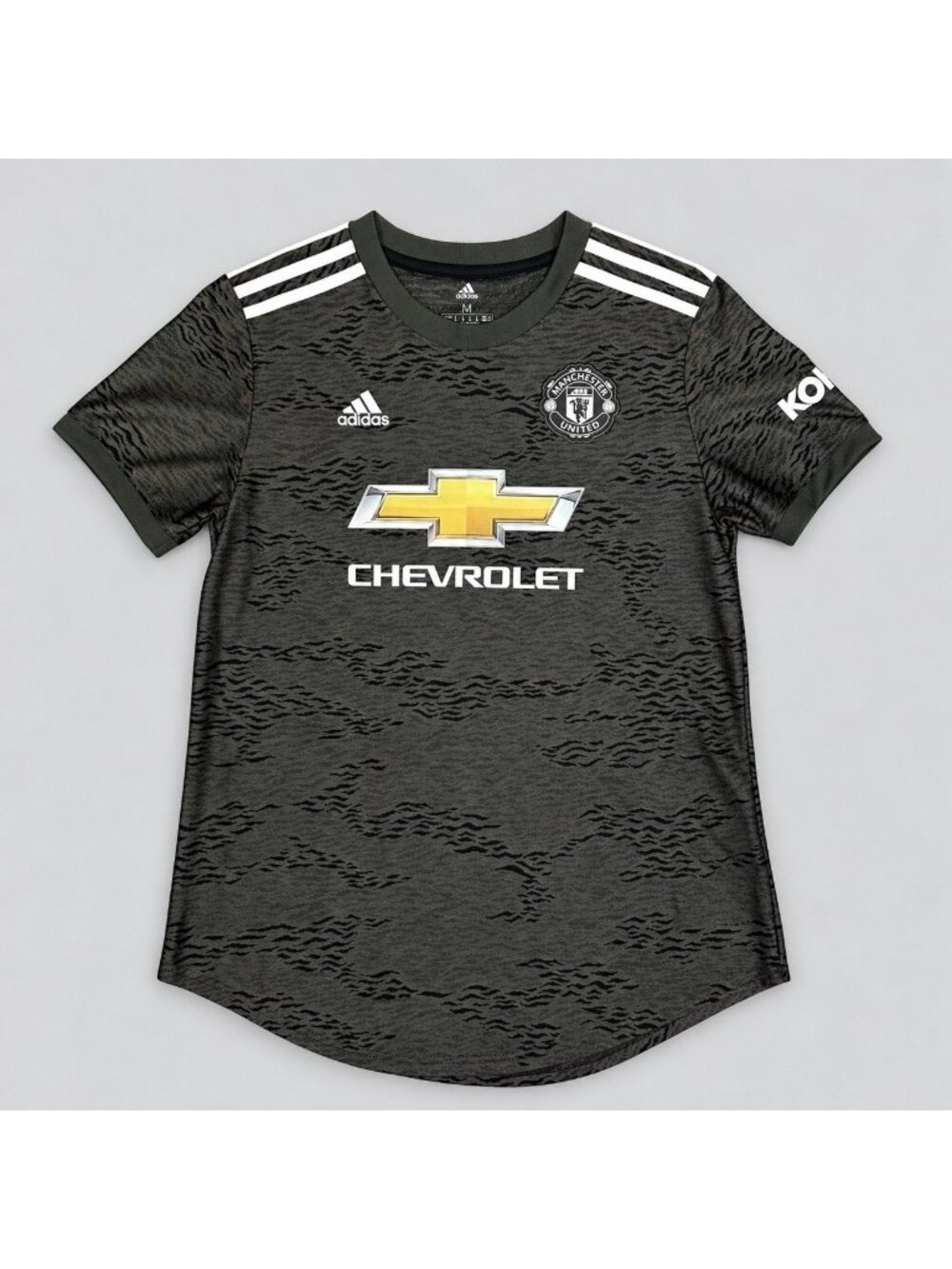 Manchester United 2020-21 Away Soccer Jersey Shirt Adidas Chevrolet Women's M